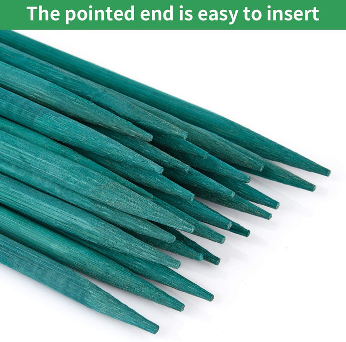 the pointed end is easy to insert