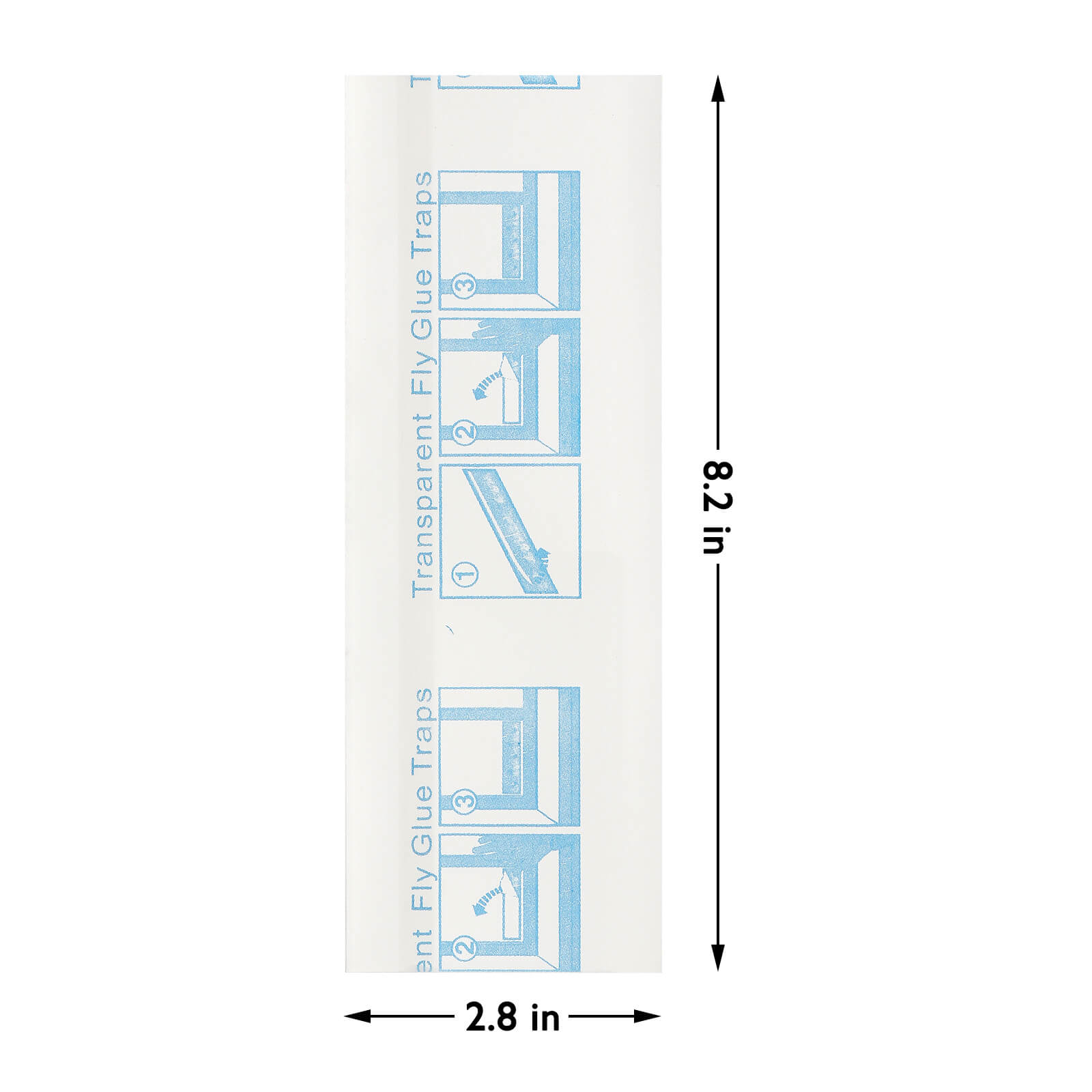 8.2*2.8 inch window fly trap